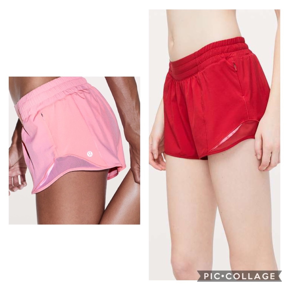 ISO Lululemon hotty hot shorts size 6” and 4”